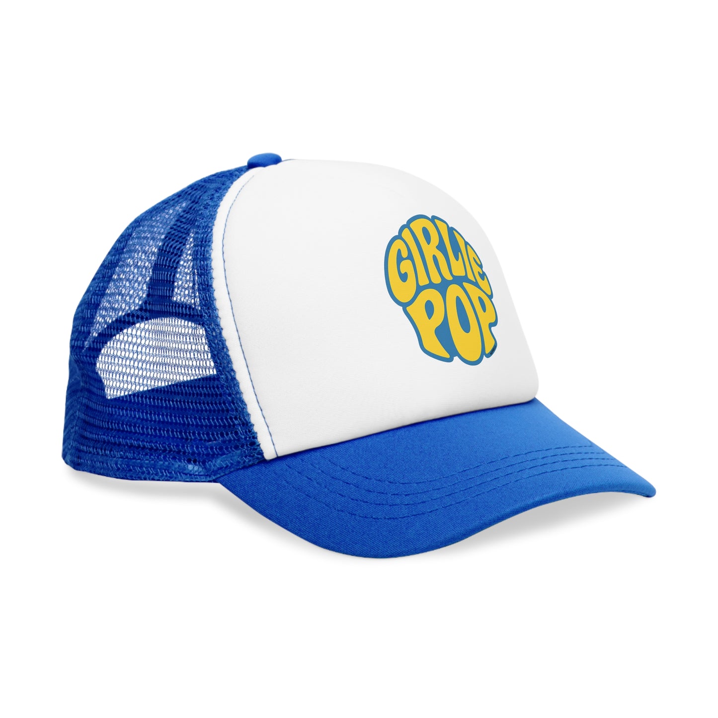 Fun ‘Girlie Pop’ Mesh Cap for Summer – Trendy Hat for Outdoor Activities, Festivals, Casual Wear, Birthday Gift