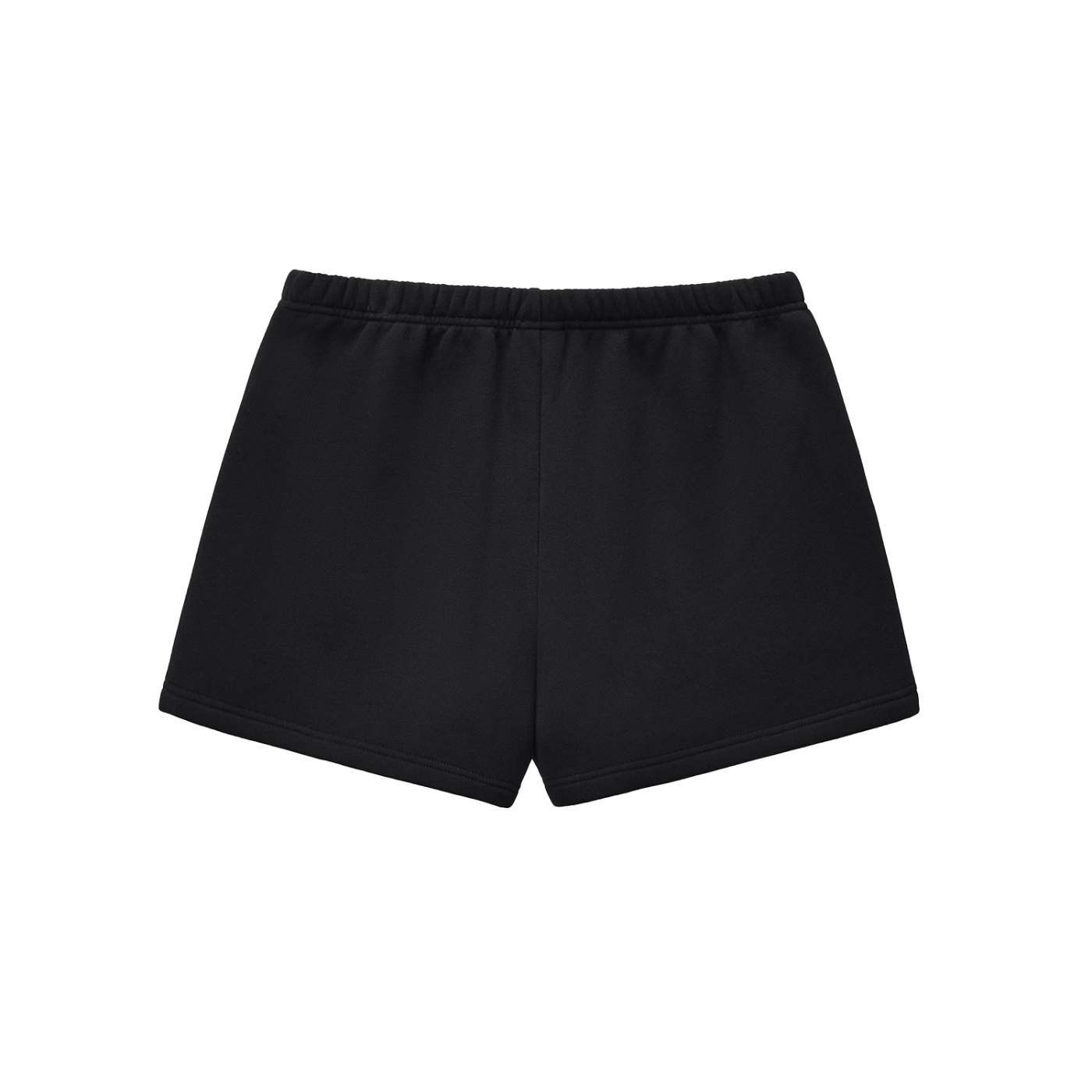 Black GirliePop Essential Fleece Sweatshorts