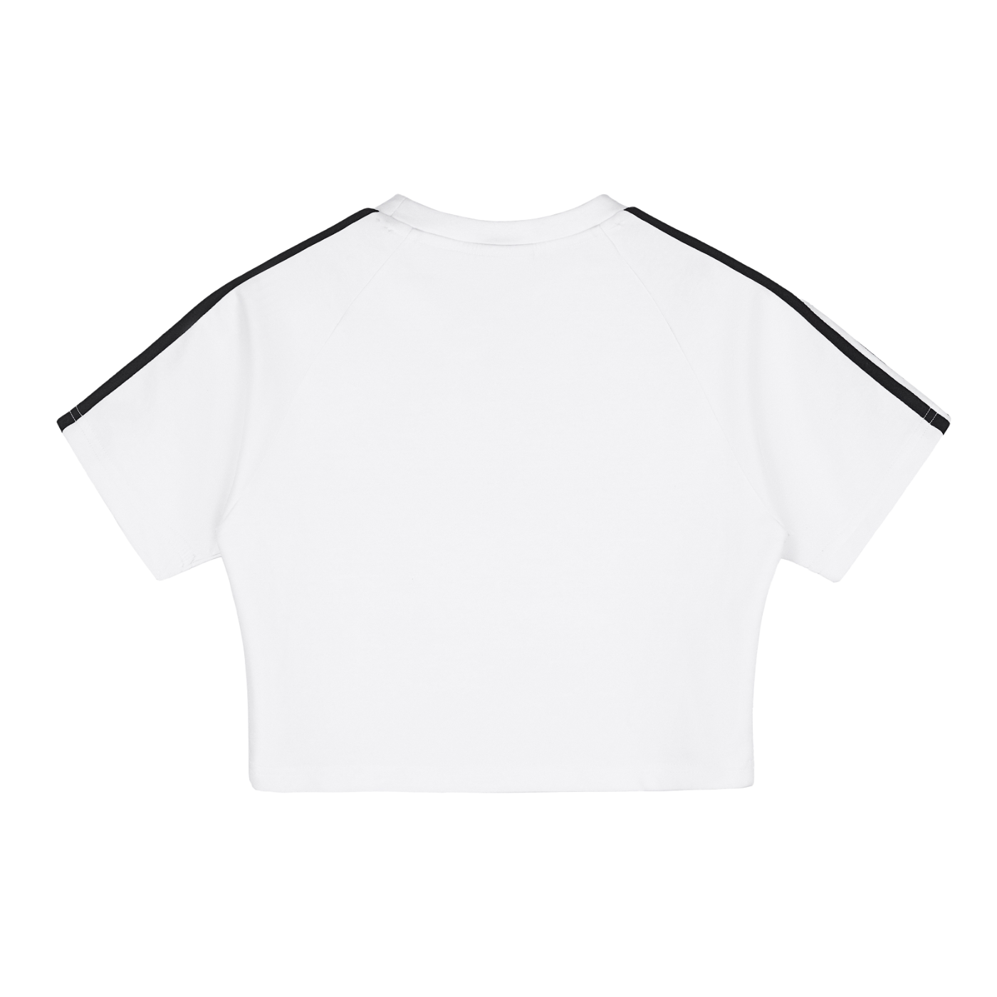 White GirliePop Cooling Performance Crop Top