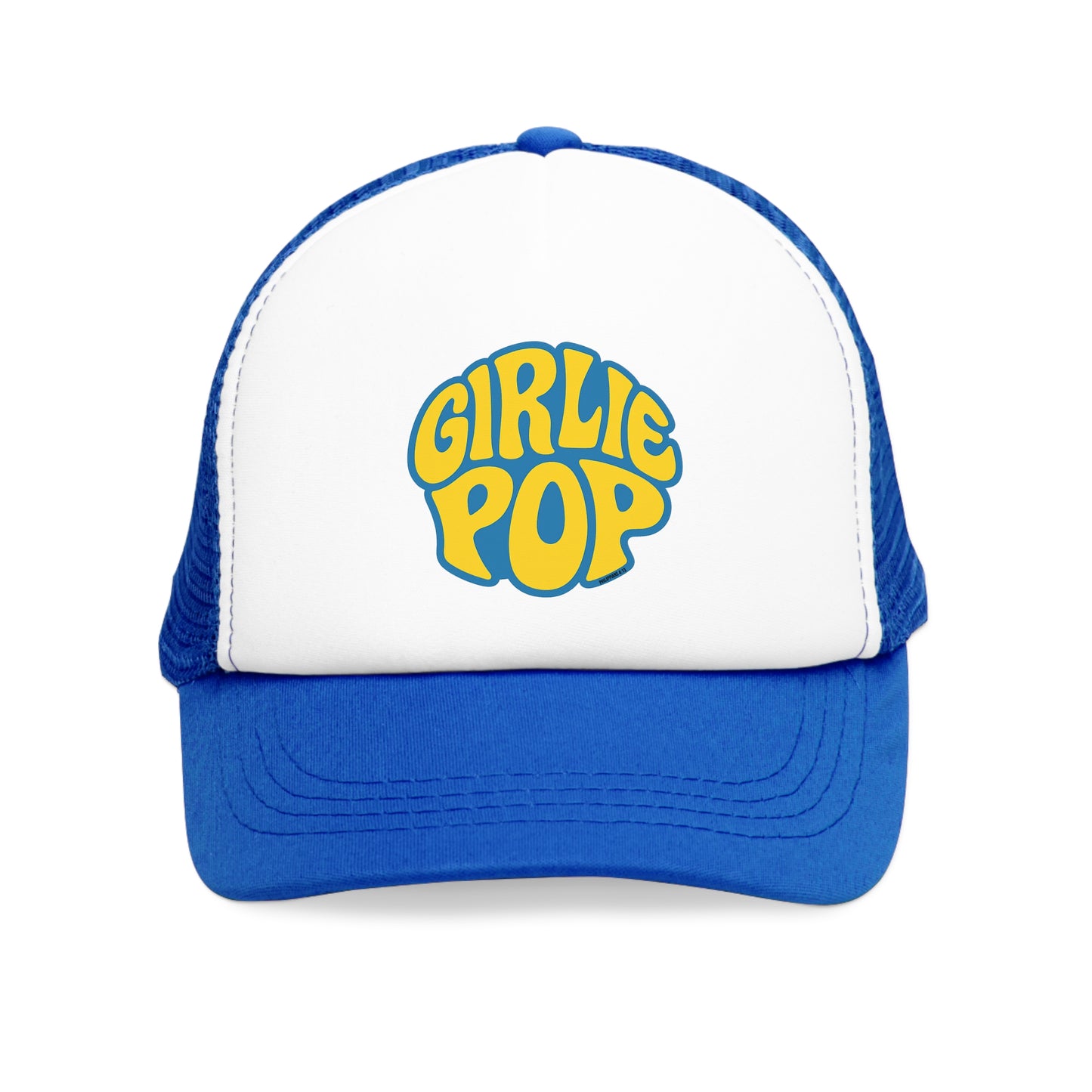 Fun ‘Girlie Pop’ Mesh Cap for Summer – Trendy Hat for Outdoor Activities, Festivals, Casual Wear, Birthday Gift