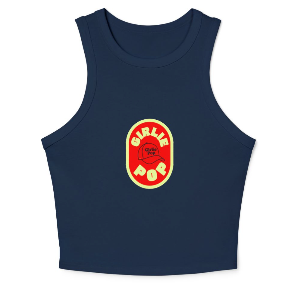 Navy Blue GirliePop Tank - Field Day