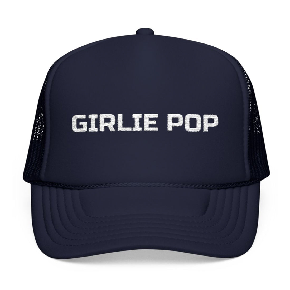 Navy Blue GirliePop Cap - Embroidery