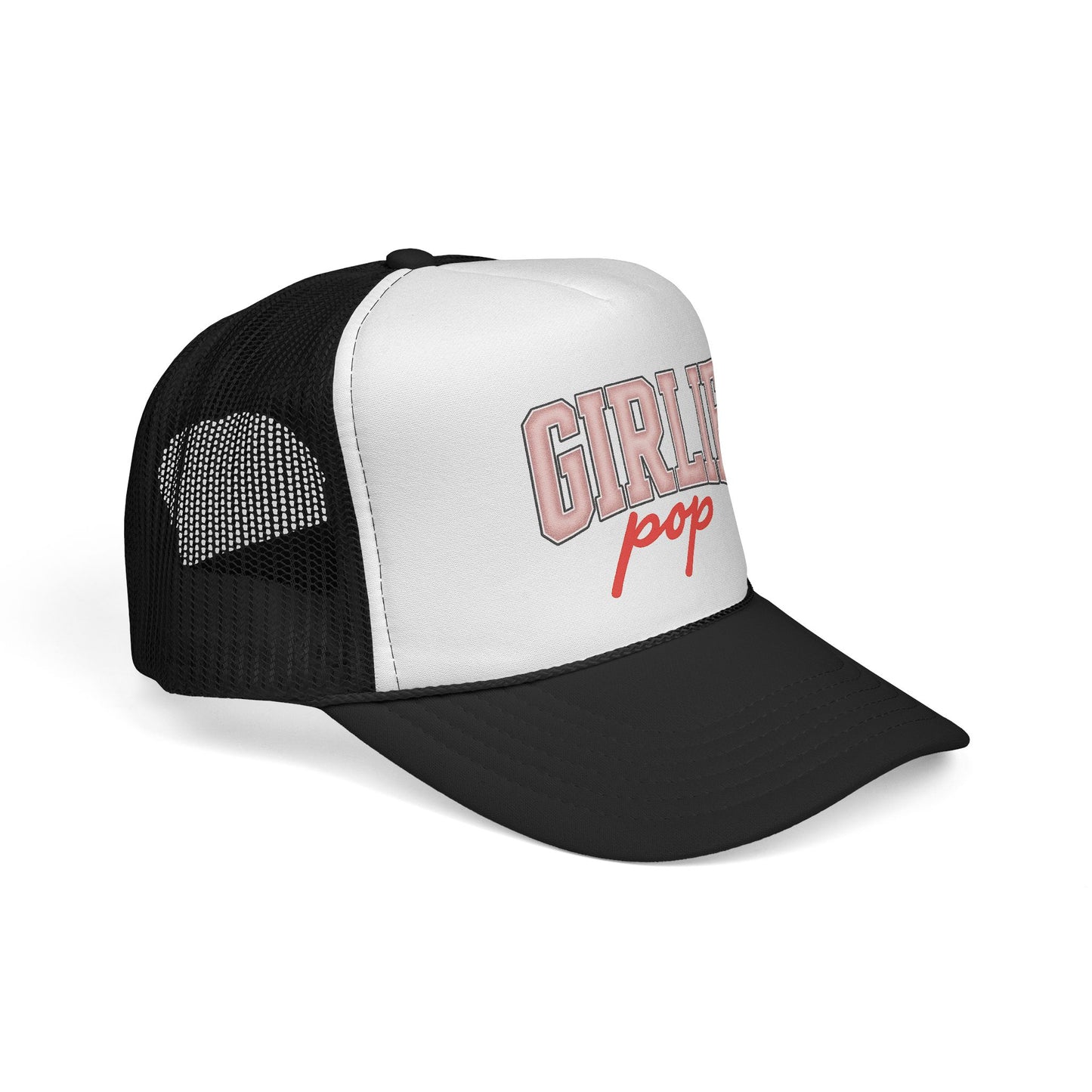 Black Girlie Pop Cap - Varsity