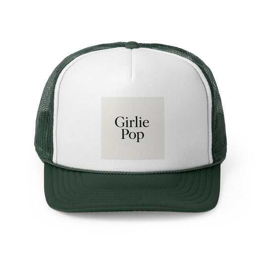 Olive Green GirliePop Cap - Label Print