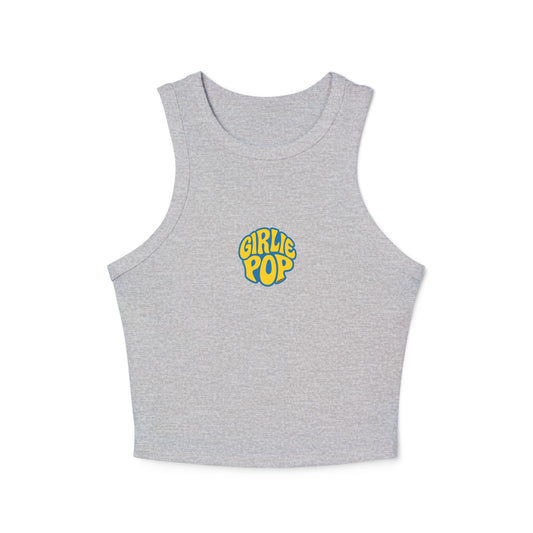 Gray GirliePop Tank - Main GP Logo