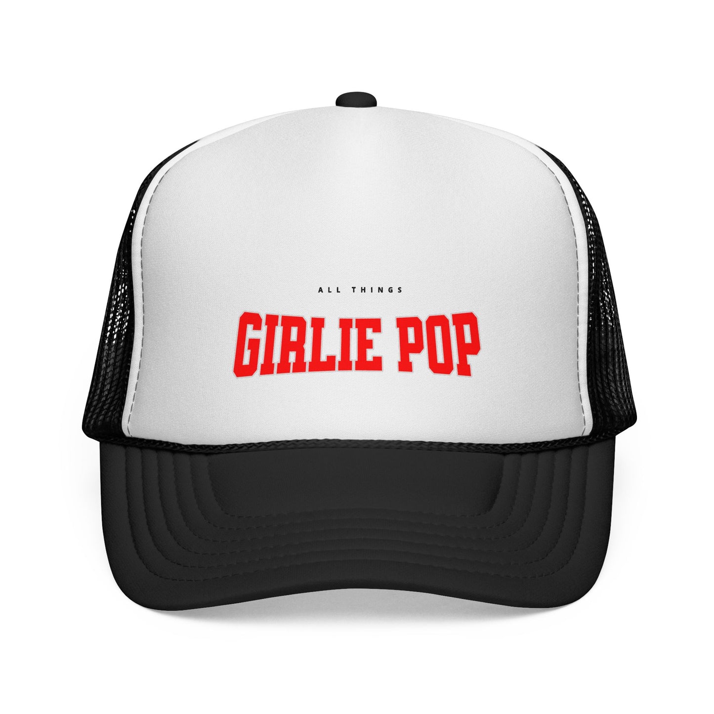 Black Girlie Pop Cap - All Things GP