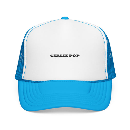 Baby Blue GirliePop Cap - Embroidery Print