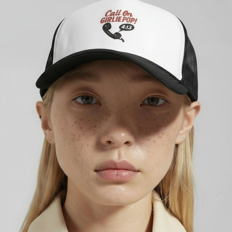 Black GirliePop Cap - Call On