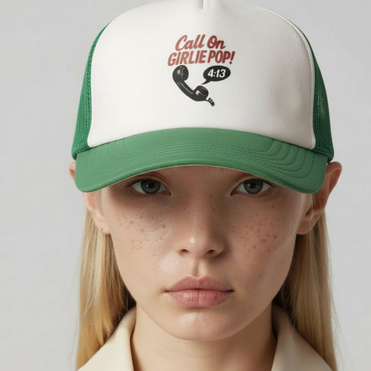 Green GirliePop Cap - Call On
