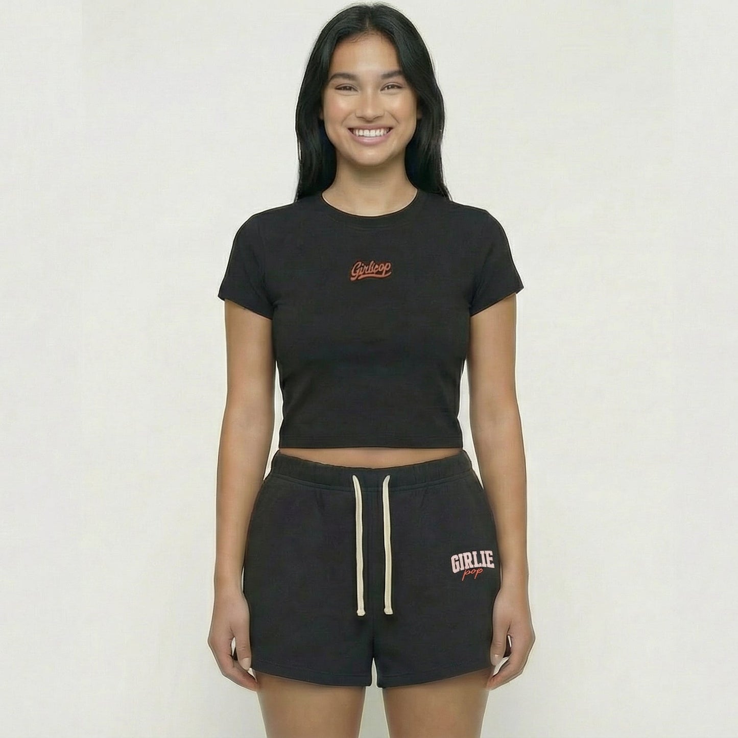 Black GirliePop Baby Seamless T-Shirt