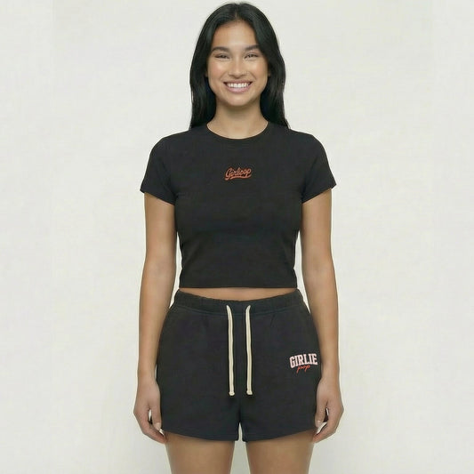 Black GirliePop Baby Seamless T-Shirt