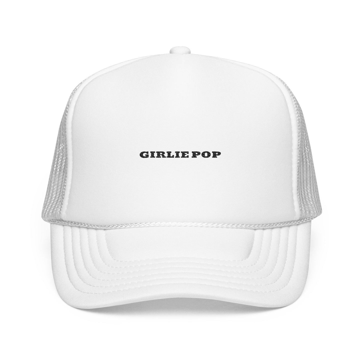 Baby Blue GirliePop Cap - Embroidery Print