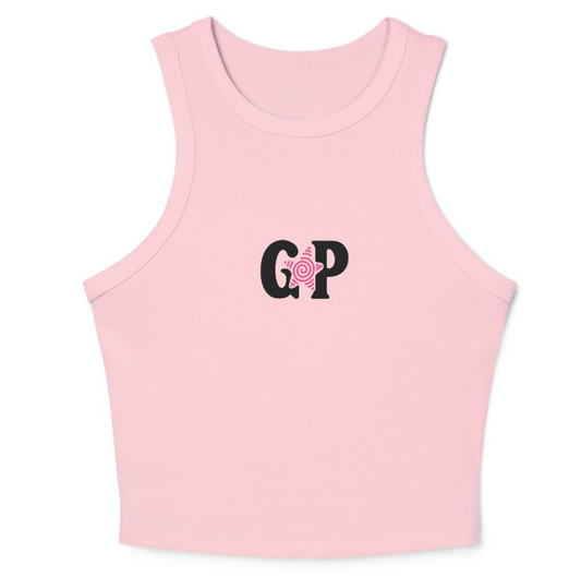 Pink GirliePop Tank - Pink Star