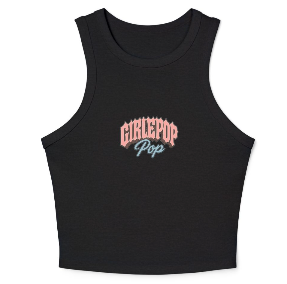 Black GirliePop Tank - RockStar