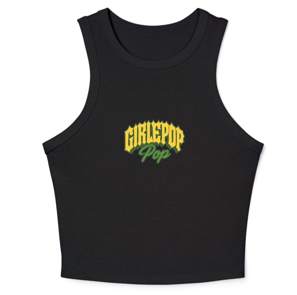 Black GirliePop Tank - RockStar