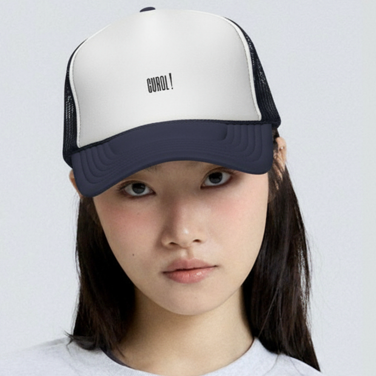 Navy Blue GirliePop Cap - GUROL !