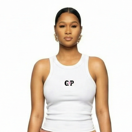 White GirliePop Tank Top - SGP