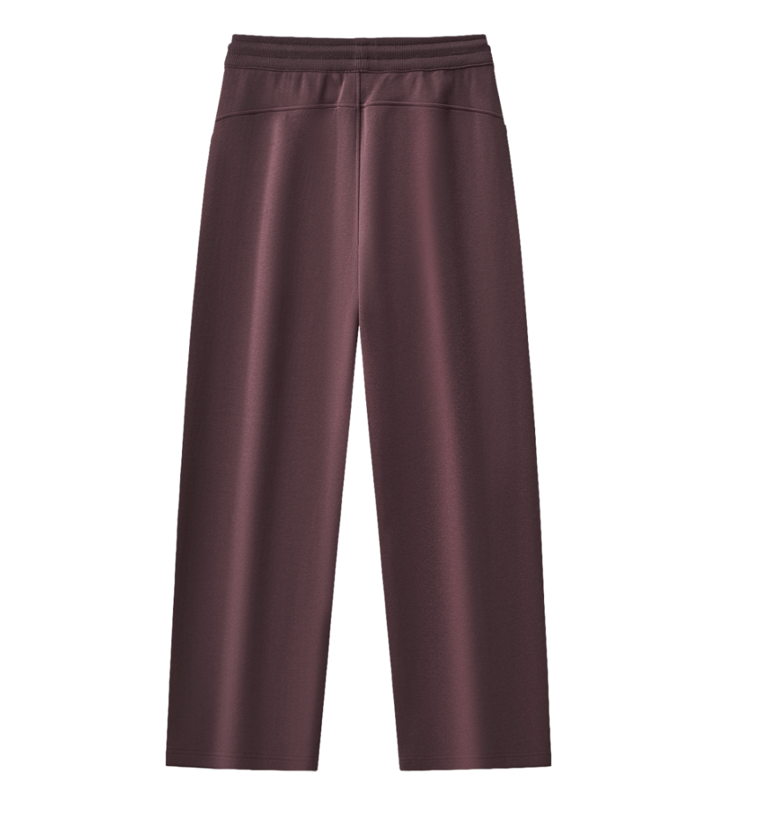 Dark Reddish Purple GirliePop Essential Drawstring Straight-Leg Sweatpants - SGP