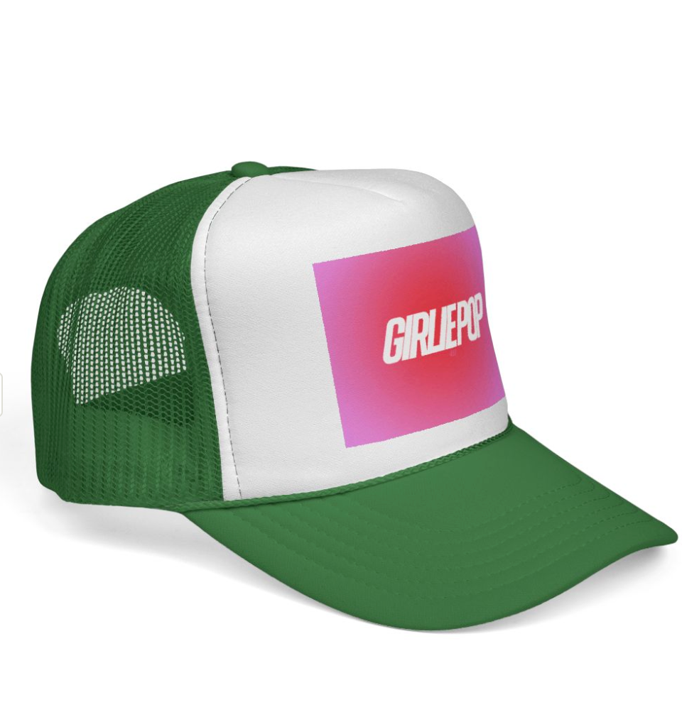 Green GirliePop Cap - Dip Dye