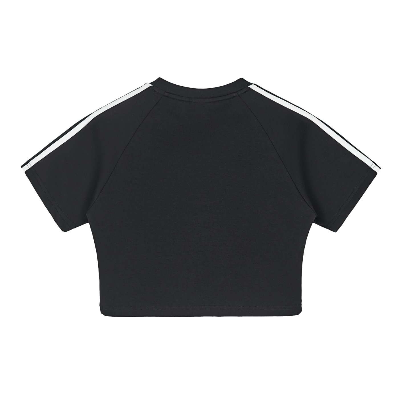 Black GirliePop Cooling Performance Crop Top - SGP