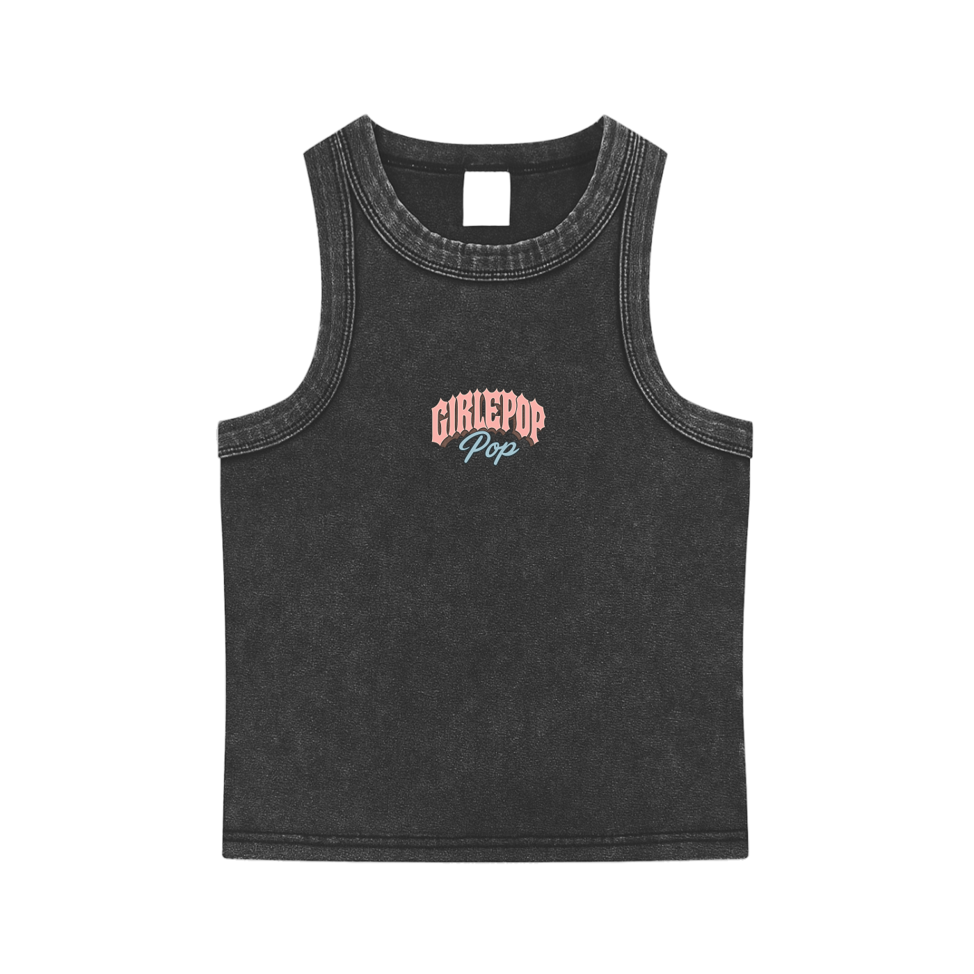 Black GirliePop Tank Top - RockStar