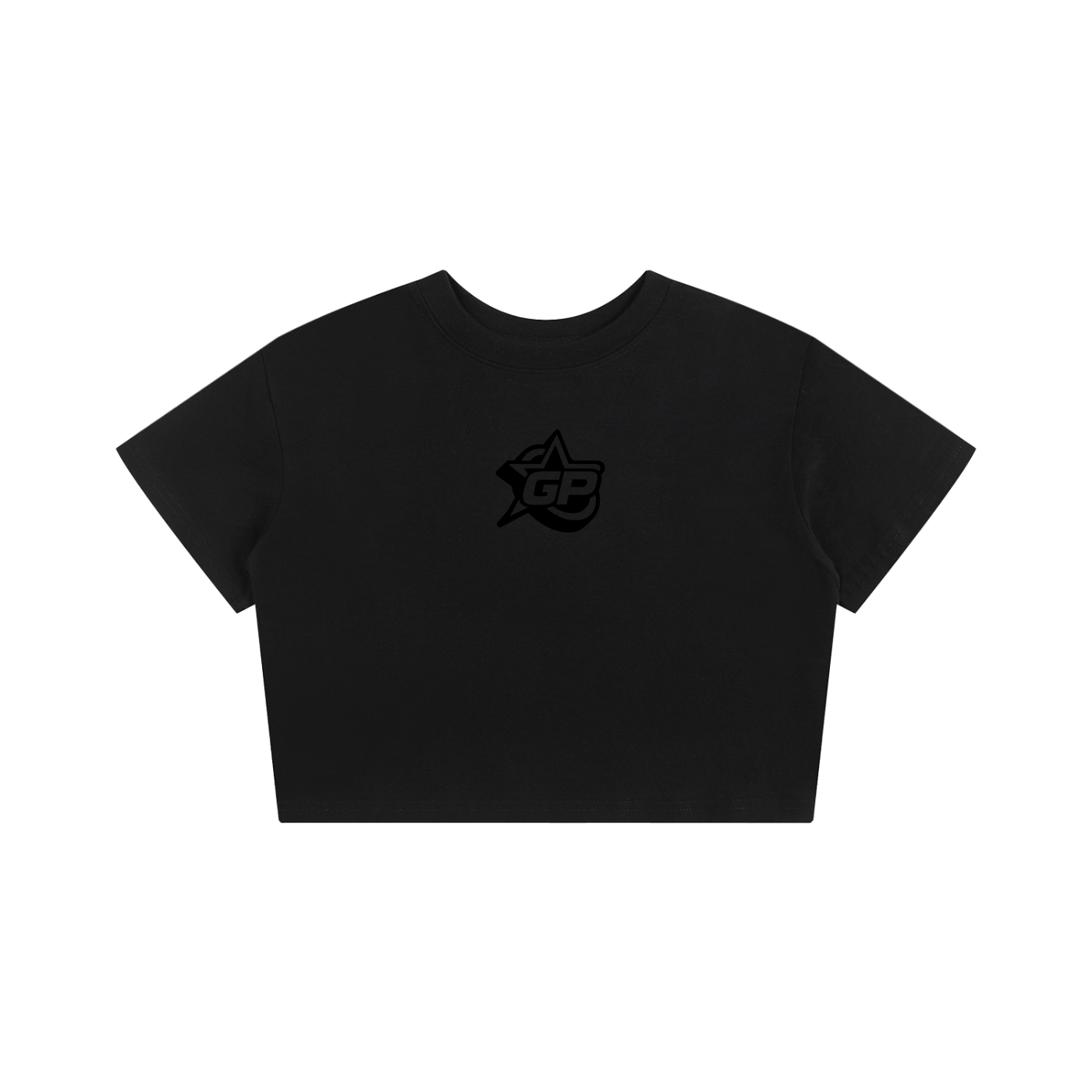 Black GirliePop Baby Tee Seamless T-Shirt - SGP