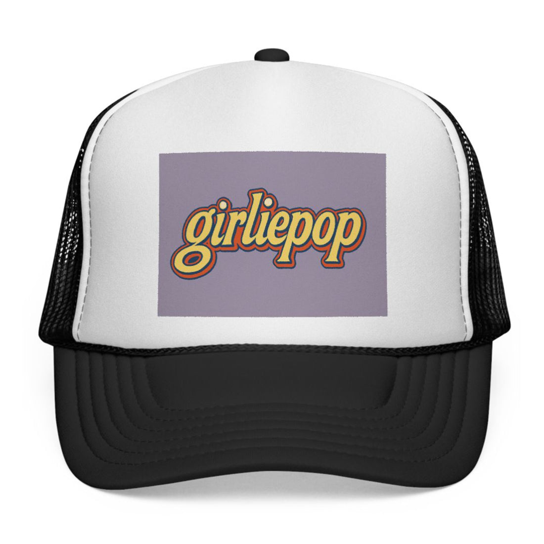 Black GirliePop Cap - Urban Print