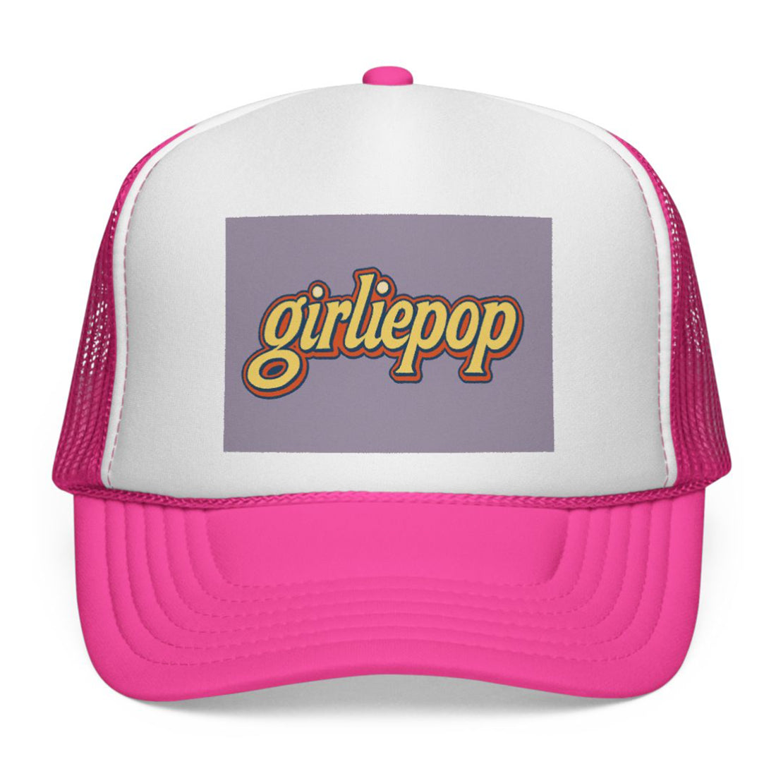 Pink GirliePop Cap - Urban Print