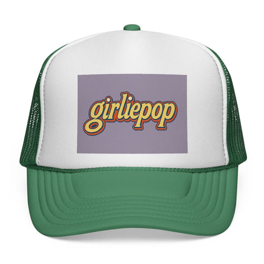 Green GirliePop Cap - Urban Print