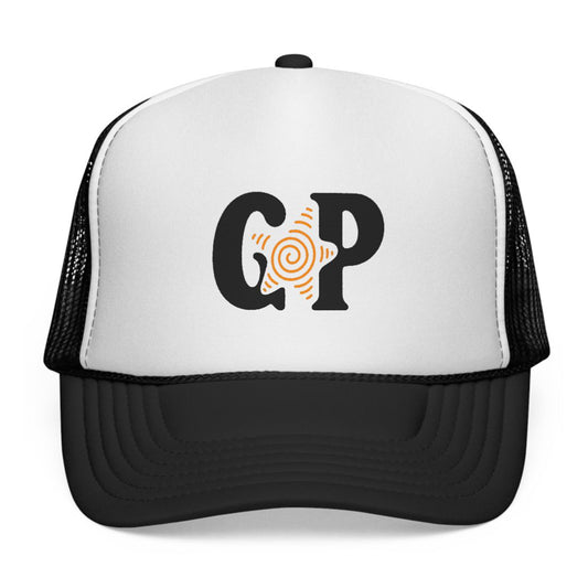 Black GirliePop Cap - Orange Star