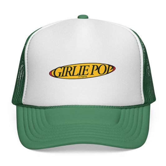 Green GirliePop Cap - Yellow Retro