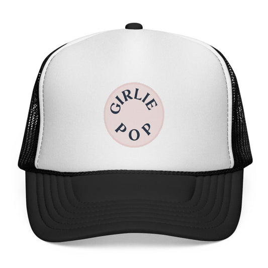 Black GirliePop Cap - Pink Pop