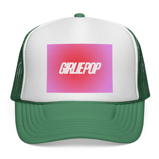 Green GirliePop Cap - Dip Dye